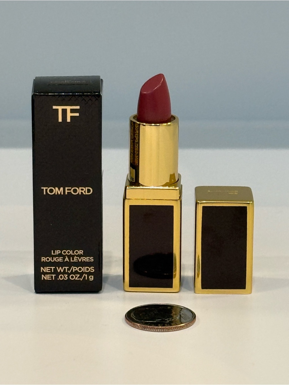 TOM FORD Lip Color CASABLANCA 03 Mini Travel-Size Lipstick 0.03oz / 1g NIB